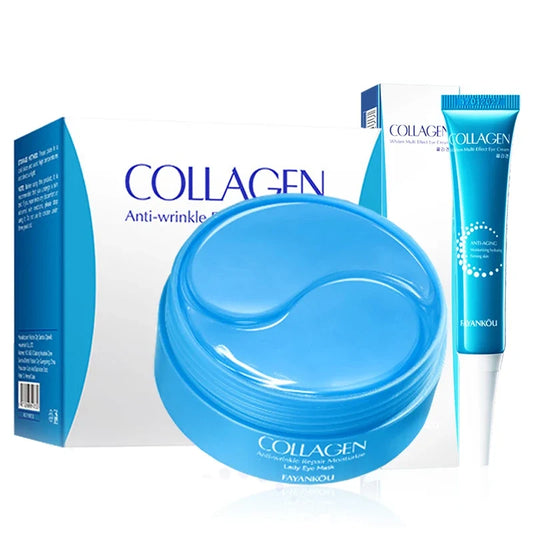 Crystal Collagen Eye Mask - 60pcs Anti-Dark Circle & Eye Bag Firming Gel Patches