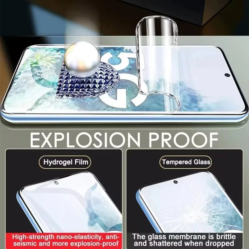 5PCS Hydrogel Screen Protector – Compatible with Samsung Galaxy S8-S24 Ultra & Note 9-20 Plus