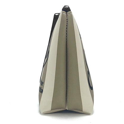 S-SAINT BARTH Pink Neoprene Clutch Bag – Trendy Vertical Zip Pouch Makeup & Toiletry Purse for Women