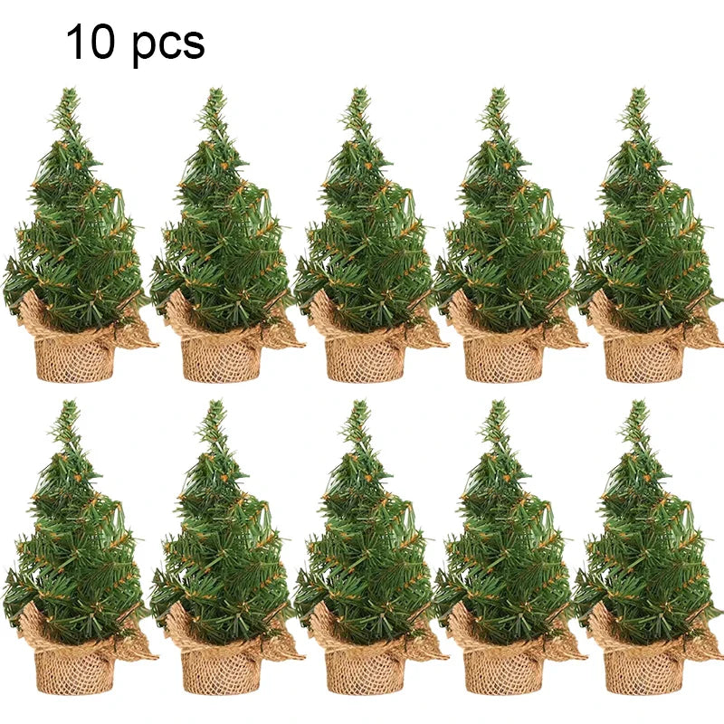 Mini Christmas Tree 20/30/40cm – Desktop Xmas Trees for Home Decor, Kids DIY Handicraft & New Year Gift