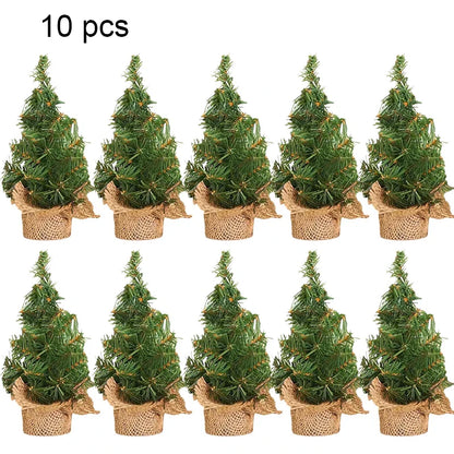 Mini Christmas Tree 20/30/40cm – Desktop Xmas Trees for Home Decor, Kids DIY Handicraft & New Year Gift