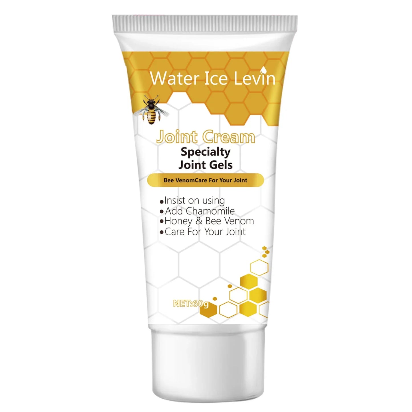 Bee Venom Joint Cream - Hypoallergenic Soothing Moisturizing Lotion with Light Fragrance for All Skin Types