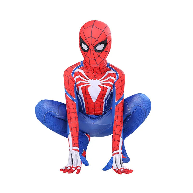 Men's Amazing Spiderman Cosplay Costume – Miles Morales Superhero Zentai Bodysuit Jumpsuit for Boys, Girls, Halloween & Christmas