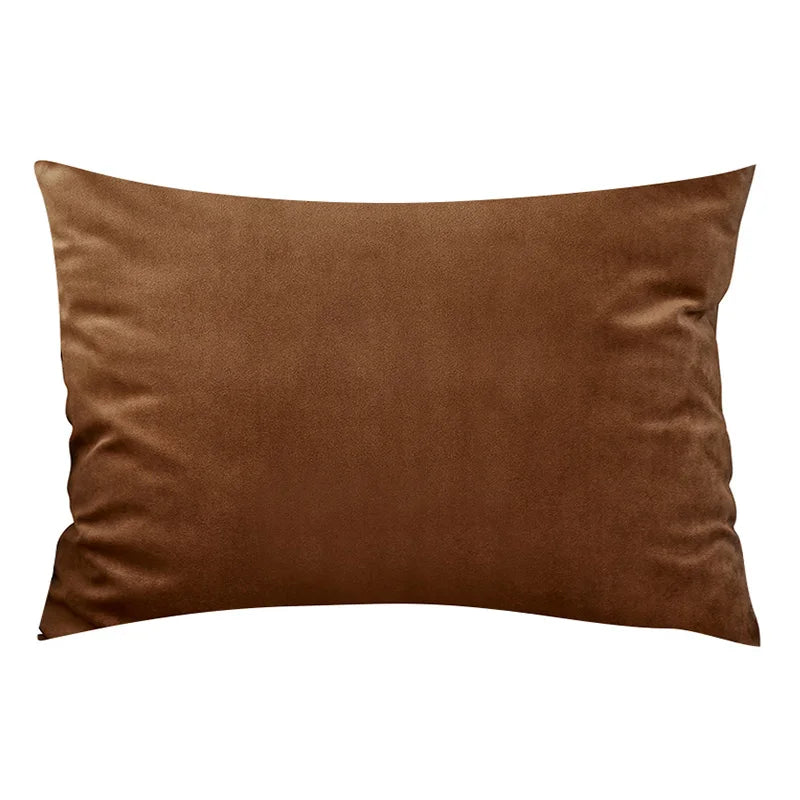 Soft Velvet Plaid Cushion Covers – 30x50 cm Pillowcases for Living Room Sofa, Nordic Home Decor