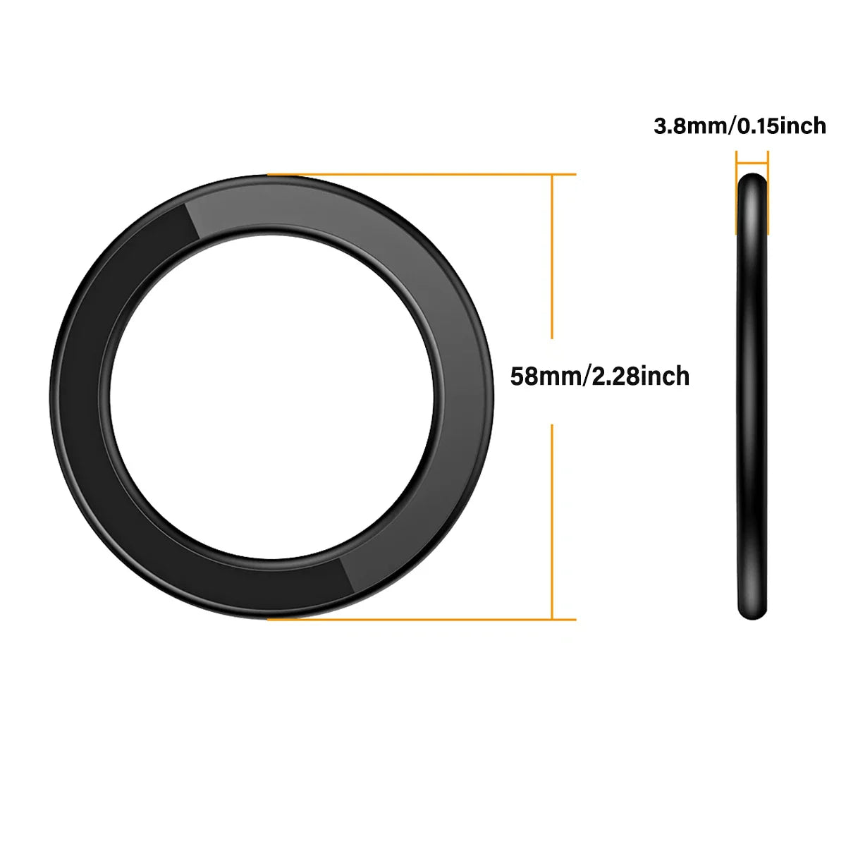 Magnetic Ring Holder for iPhone 14/13/12 – MagSafe Car Mount & Wall Stand for Phone, iPad, and Tablet