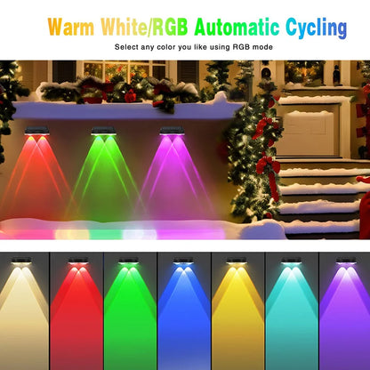 Solar LED Outdoor Wall Light - Waterproof Solar Powered Garden Lamp for Door Number, Balcony & Villa Decor