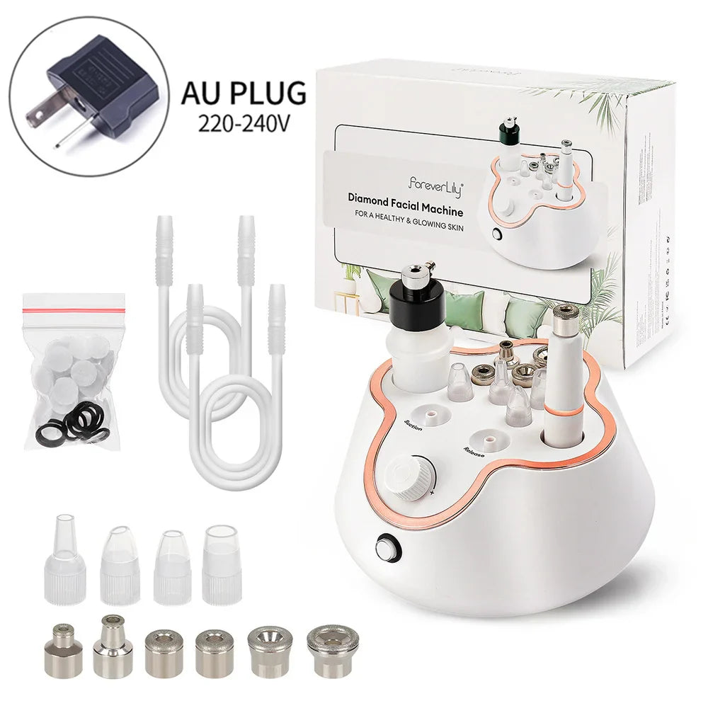 Foreverlily Diamond Facial Peeling Machine – Home Microdermabrasion & Nano Water Spray Exfoliator
