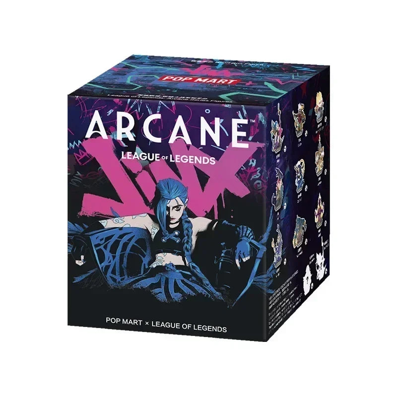 POP MART League of Legends Arcane Blind Box - Kawaii Anime Mystery Bag Surprise Action Figure Collectible Toy