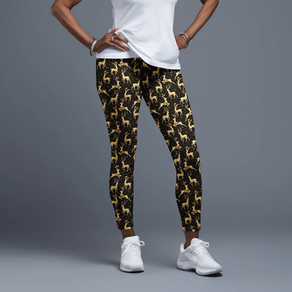 LETSFIND Women High Waist Winter Fitness Leggings, 3D Christmas Print Full Length Stretch Yoga & Casual Trousers