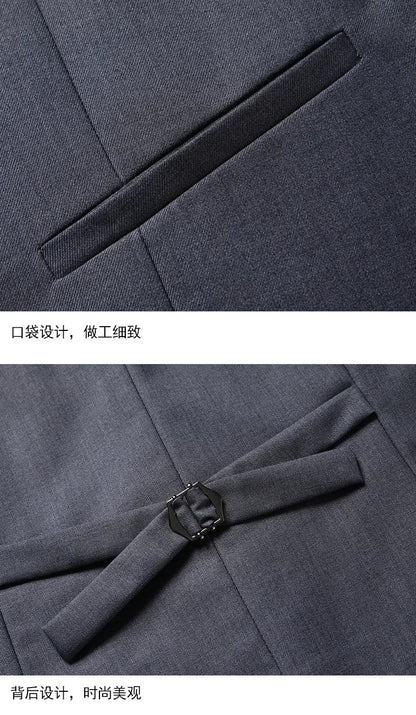 2024 Men's 3-Piece Suit Set – Blazer, Vest & Trousers | Formal Business & Wedding Outfit M-6XL