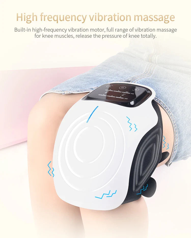 Multifunctional Smart Cordless Knee Massager – Vibration Massage Machine for Joint Relief, Perfect Gift for Grandma & Grandpa