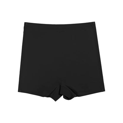 Seamless Ice Silk Biker Shorts - Women’s Stretchy Yoga Leggings Boxer Style Sports Shorts for Everyday Comfort