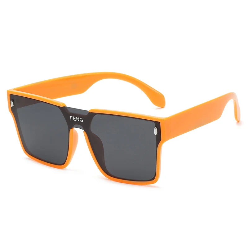 Luxury Vintage Square Sunglasses – Fashion Designer UV400 Sunshade Eyewear for Women & Men