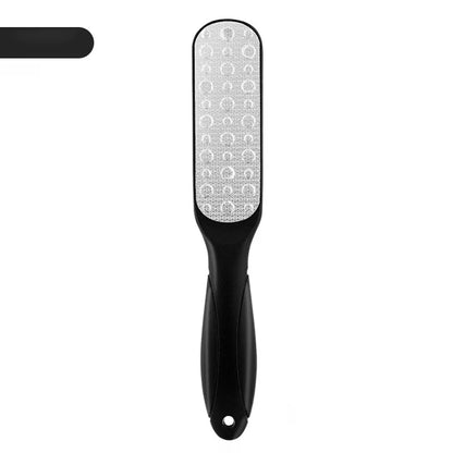 304 Stainless Steel Foot File — Double-Sided Callus Remover for Dead Skin, Professional Pedicure Tool