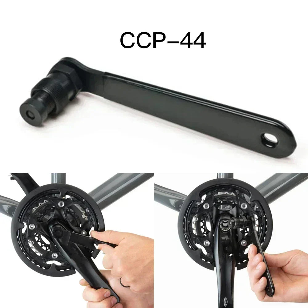 Bicycle Disc Brake Pad Alignment Tool – Chain Tool, Pedal Wrench & Crank Puller Combo