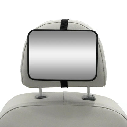 Shatterproof Baby Car Mirror - Crash Tested Rear Facing Infant Safety Mirror with Wide Clear View
