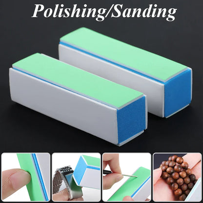 Watch Cleaner Rod Set – 1/2/4Pcs 1000/4000 Mesh 4-Sided Polishing Files for Watch Repair, Cleaning & Metal Surface Finishing Tools