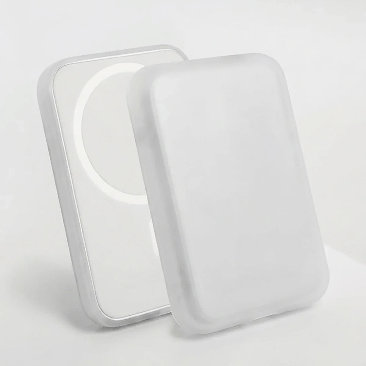 Black TPU Charging Case - Protective Cover for Apple MagSafe Wireless Power Bank