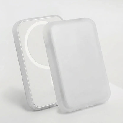 Black TPU Charging Case - Protective Cover for Apple MagSafe Wireless Power Bank