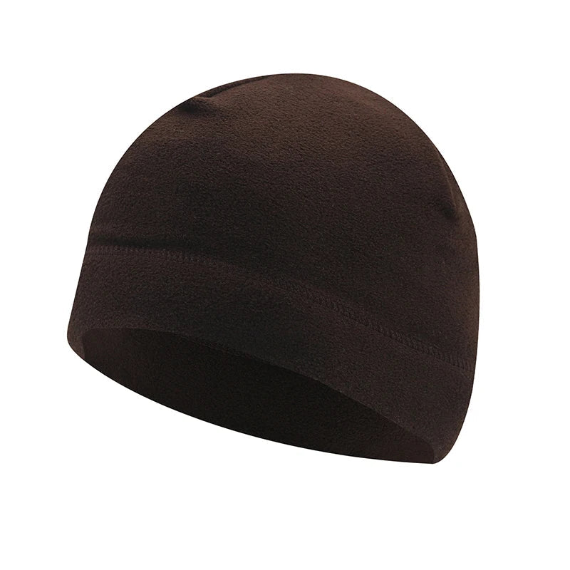 Winter Thermal Fleece Hat - Windproof Outdoor Beanie for Men & Women Cycling Skiing