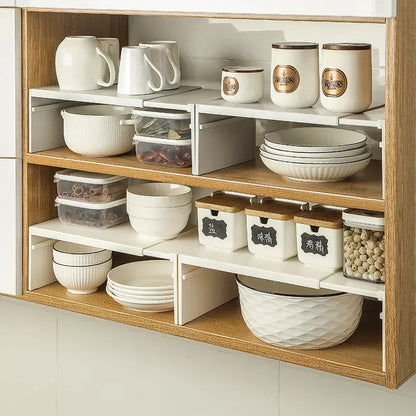Retractable Kitchen Cabinet Organizer - Adjustable Spice Rack & Storage Shelf
