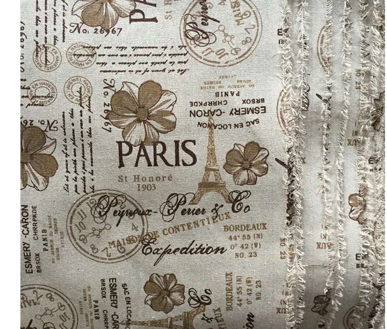 African Ankara Cotton Fabric - World Map Print for Sewing, Tablecloths, Pillows, Bags & Curtains