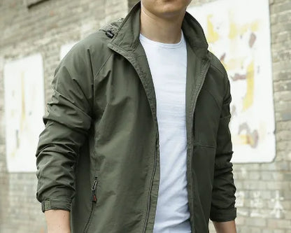 2026 Men's Casual Jacket - Spring & Autumn Lightweight Coat for Everyday Wear