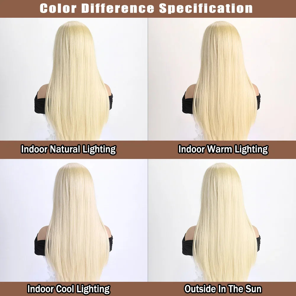 26" Long Straight Synthetic Wig for Women – Colorful Fashion Wig for Daily Wear, Halloween Costume, Party & Cosplay