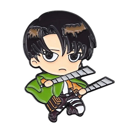 Attack on Titan Enamel Pin Badge - Anime Metal Lapel Pin for Bags, Backpacks & Fan Collectible Gift