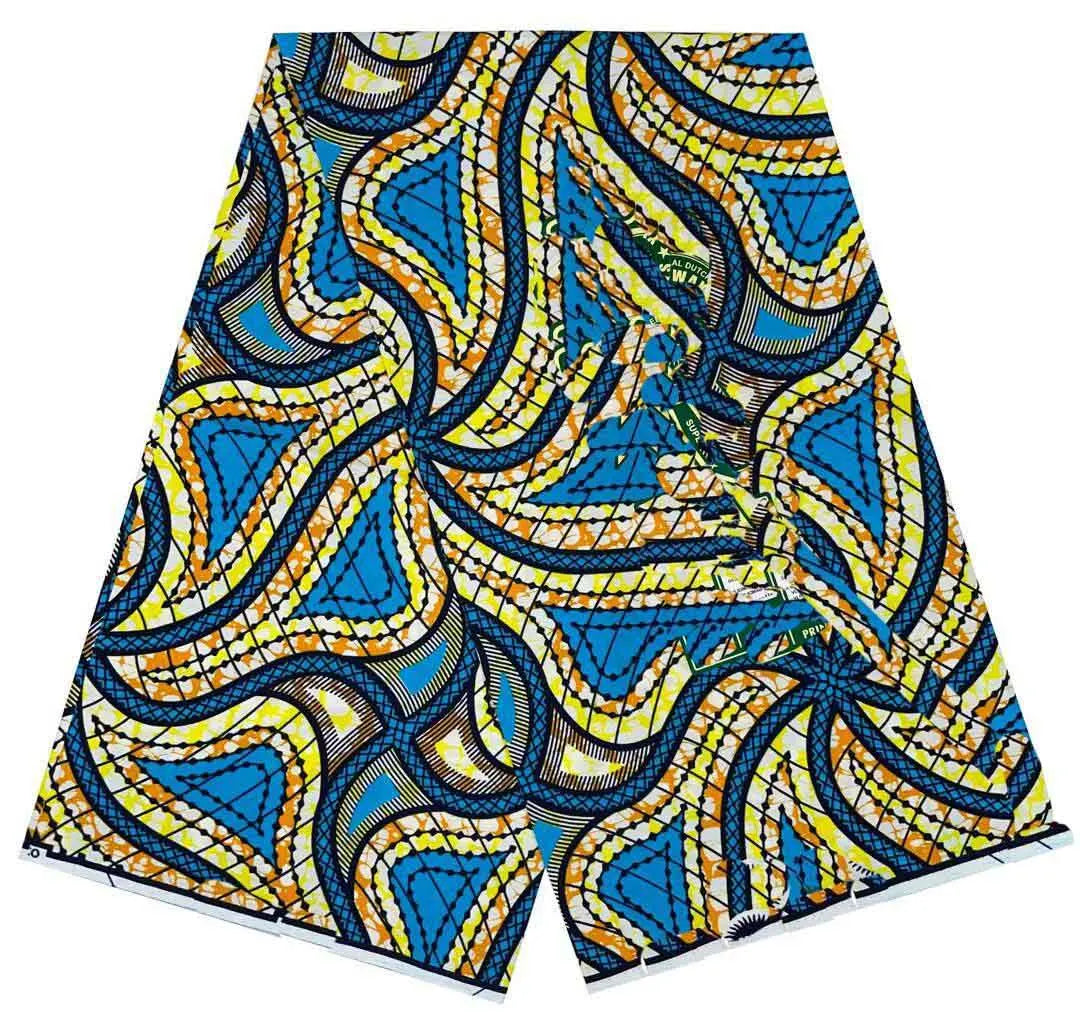 African Ankara Wax Print Fabric - 100% Cotton Batik Patchwork Sewing Material for Dresses & Crafts