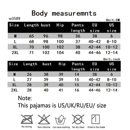 Plus Size Women’s Pajama Set – Short Sleeve Cardigan & Striped Shorts Two-Piece Homewear