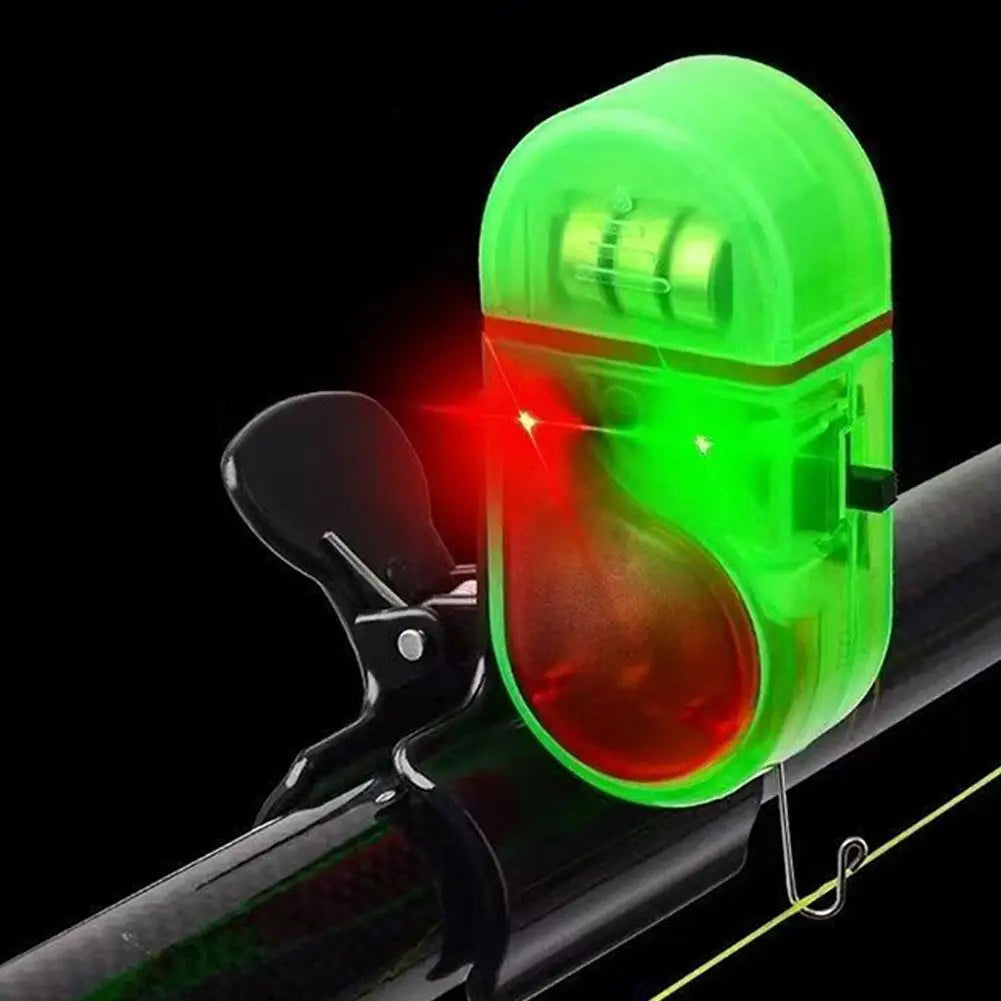1/2PCS LED Fishing Bite Alarm - Electronic Fish Rod Clip-On Alert Bell with Sound & Light Indicator