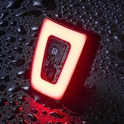 ROCKBROS Waterproof USB Rechargeable Bike Helmet Taillight – LED Cycling Rear Safety Light for Night Riding Bicycle Accessory Lantern
