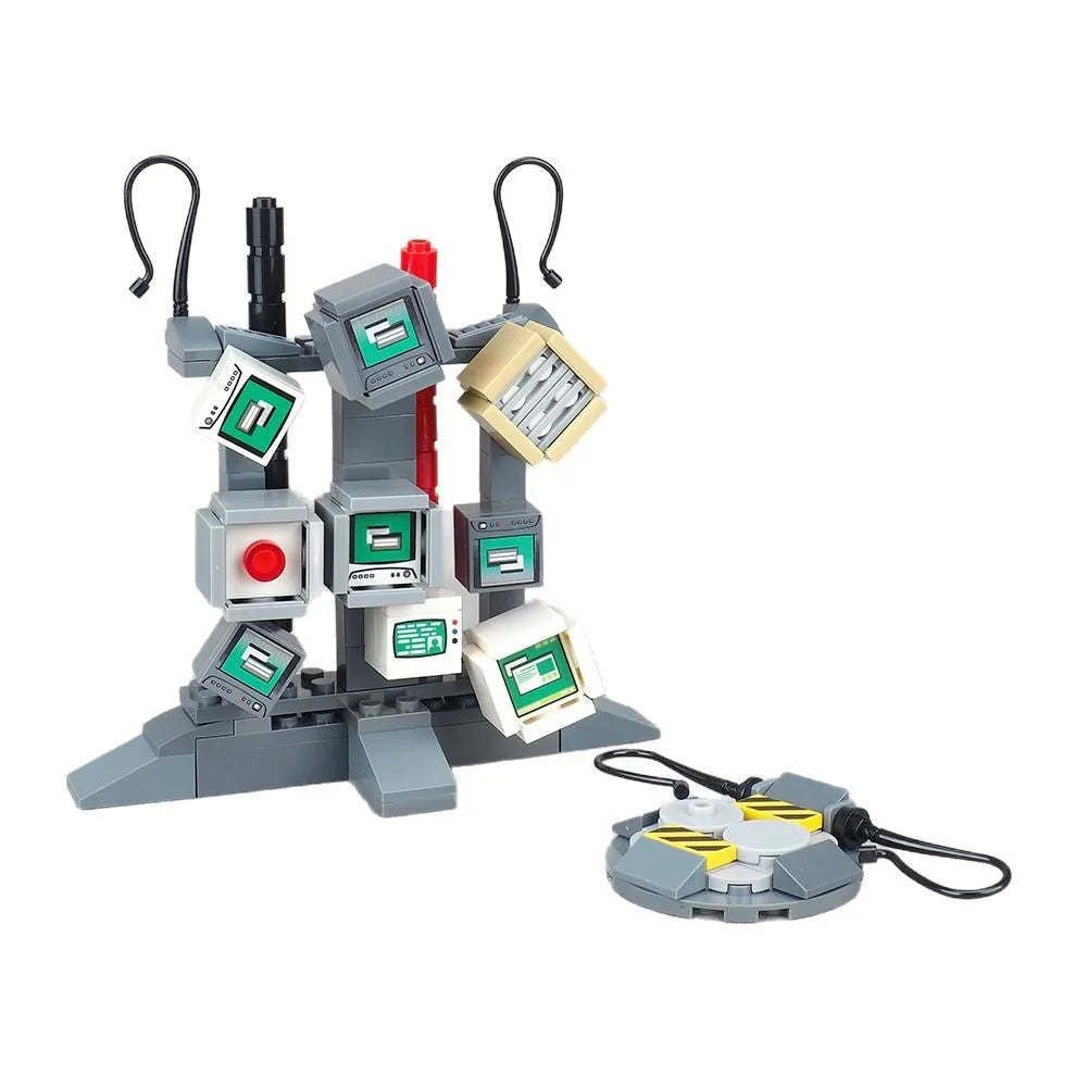 City Tech Building Blocks - Computer Control Center Model with Audio Radar & Keyboard