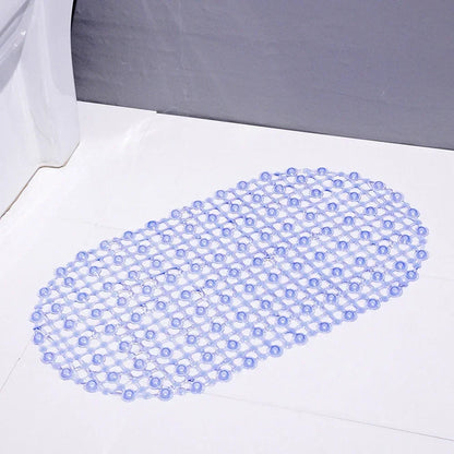 PVC Anti-Skid Bath Mat – Soft Non-Slip Shower & Bathtub Mat with Massage Nubs and Suction Cups