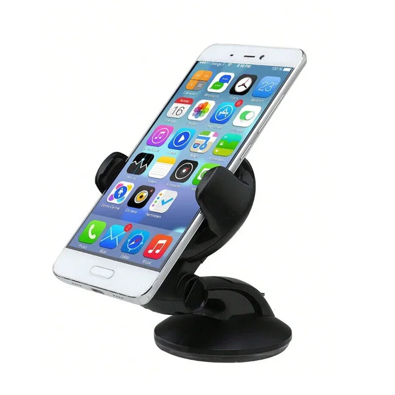 Universal Car Phone Holder - Windshield Smartphone Mount with Adjustable Secure Stand