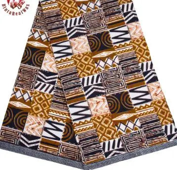 African Real Wax Ankara Fabric - Nigerian Print 100% Polyester Fabric for Women