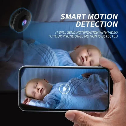 4K HD Mini Wireless Camera - Portable Night Vision WiFi Remote Monitor Video Recorder Security Camcorder