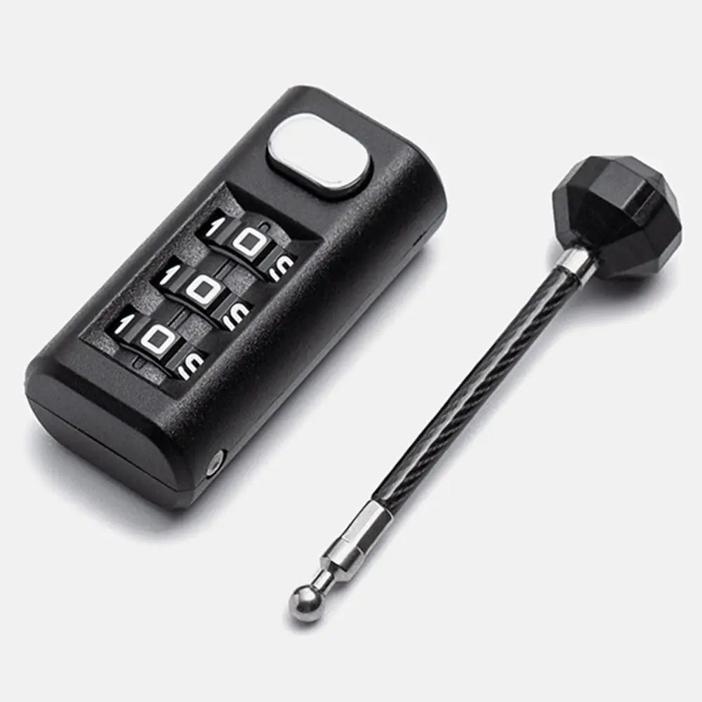 3-Digit Combination Lock – Mini Luggage, Backpack, and Cabinet Padlock with Resettable Code