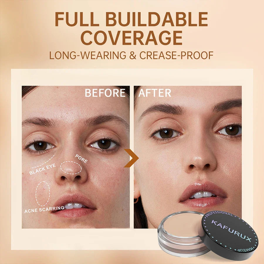 9-Color High Coverage Concealer – Long-Lasting Waterproof BB Cream for Dark Circles & Freckles