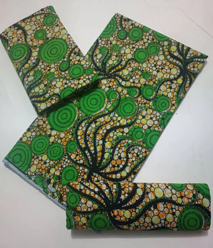 High Quality African Wax Print Fabric - 100% Cotton Soft Ankara Real Wax Fashion Material