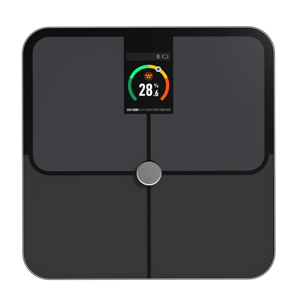 Digital Body Fat Scale — Smart TFT Color Screen with Heart Rate Monitoring for Precise Body Weight Measurement