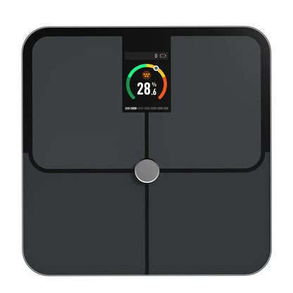 Digital Body Fat Scale — Smart TFT Color Screen with Heart Rate Monitoring for Precise Body Weight Measurement