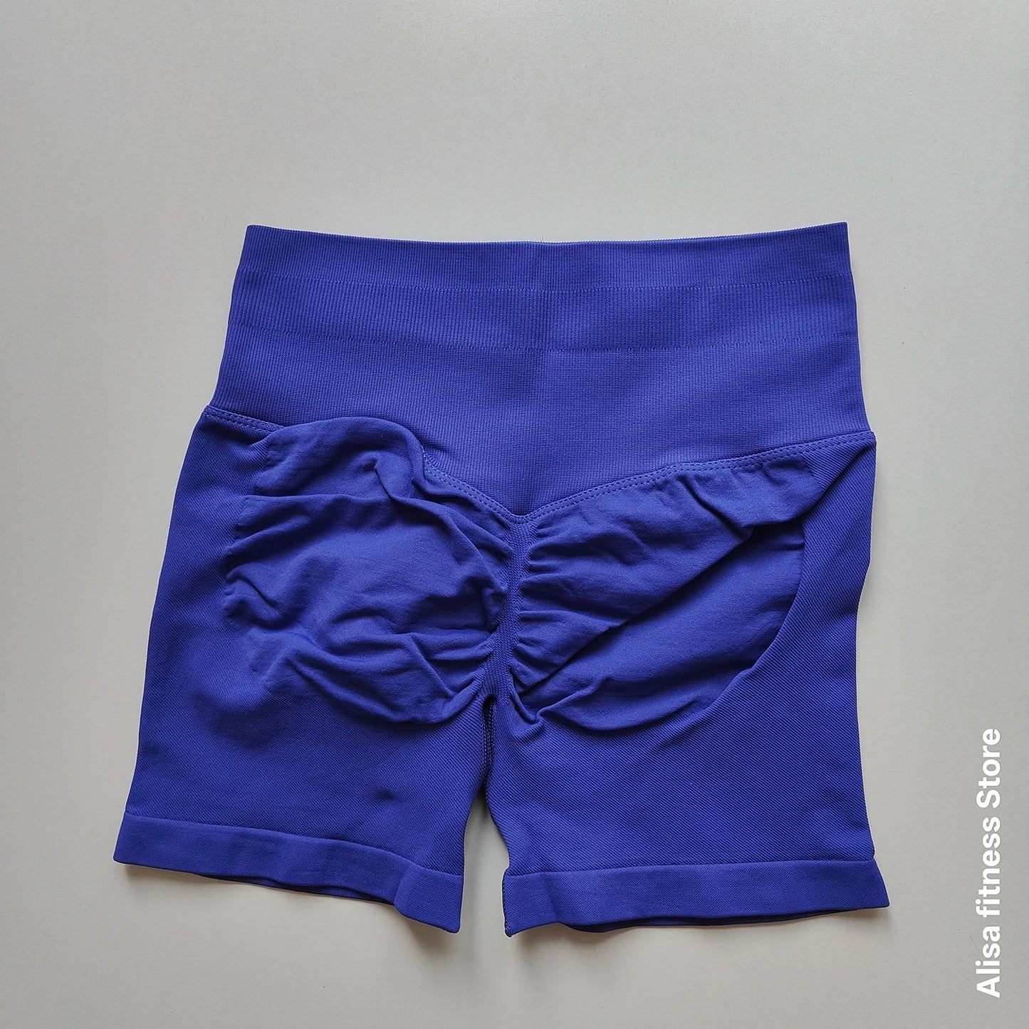 High Waisted Yoga Shorts - Seamless Tummy Control Fitness Shorts for Running, Workout & Activewear
