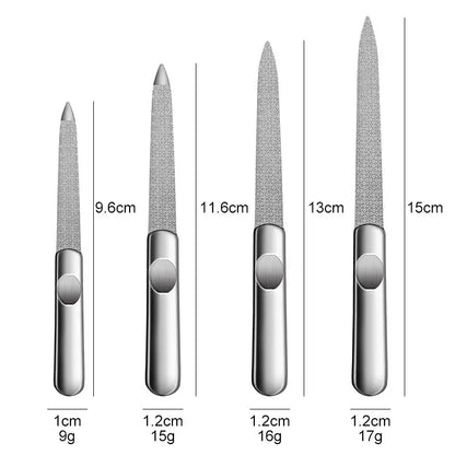 Nano Glass Nail File - Transparent Crystal Nail Polishing and Shining Tool for Smooth Nail Care