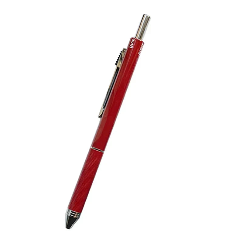 Metal 4-in-1 Multicolor Pen — Gravity Sensor Ballpoint with 3 Colors + 1 Mechanical Pencil, Office and School Stationery Gift
