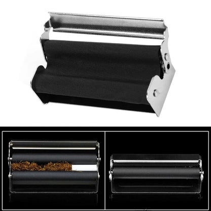 Portable 70mm Cigarette Rolling Machine - Metal Tobacco Roller for Personal Use & Gifting