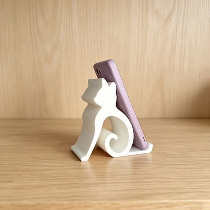 Cute Cat Phone & Tablet Holder - Universal Desktop, Bed & Car Stand