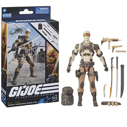 Hasbro G.I. Joe Classified Series Snake Eyes Action Figure 20cm - Anime Style Collectible Toy Gift