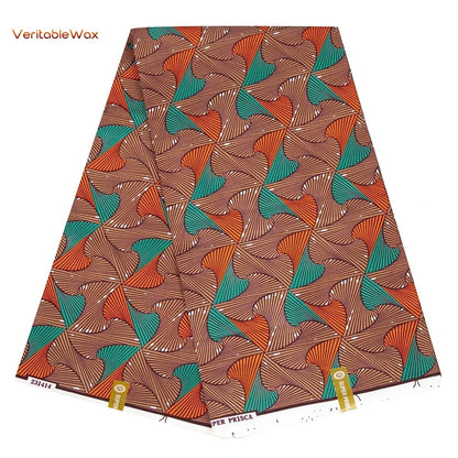 African Ankara Wax Print Fabric - Retro Double Print Patchwork Sewing Material for DIY Clothing
